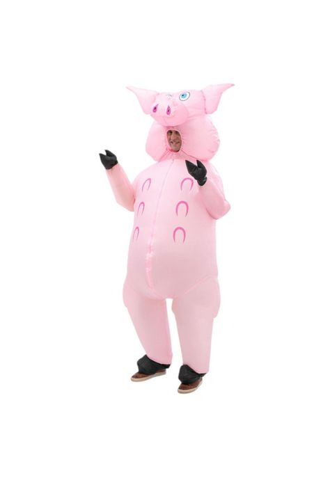 Disfraz Inflable Chancho Cerdo Adulto-2