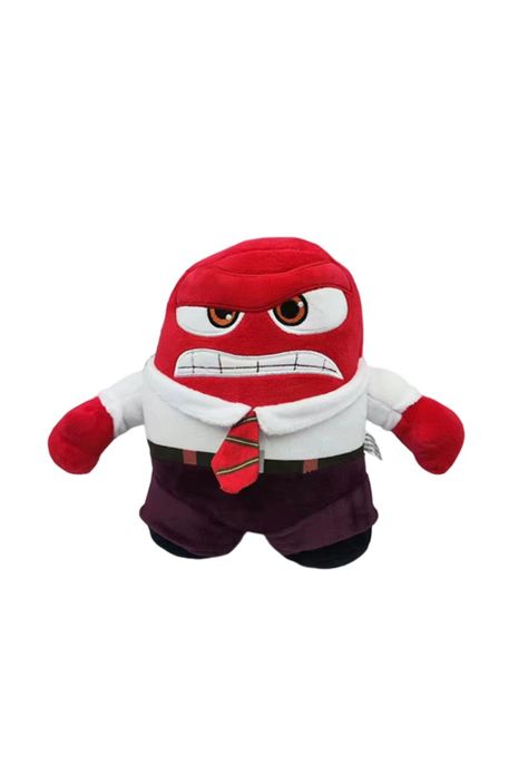 Set 4 Peluche Intensamente Alegria Furia Tristeza y Miedo-2