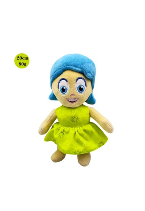 Set 4 Peluche Intensamente Alegria Furia Tristeza y Miedo-4