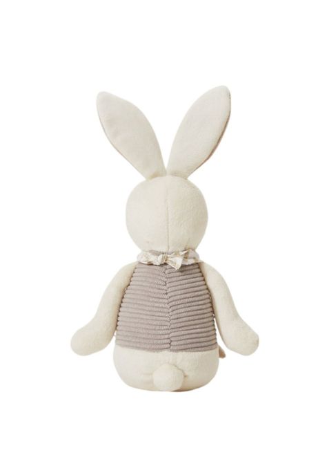 Peluche Conejo Blanco Para Bebés 26 CM-1