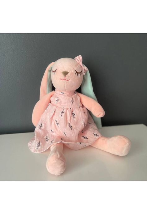 Peluche Conejo Rosado Para Bebés 35 CM-1