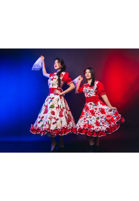 Vestidos De Huasa De Chinita Niña Fiestas Patrias-1