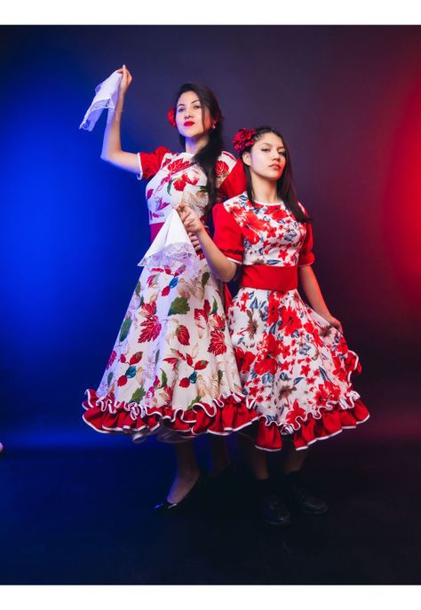 Vestidos De Huasa De Chinita Niña Fiestas Patrias-2