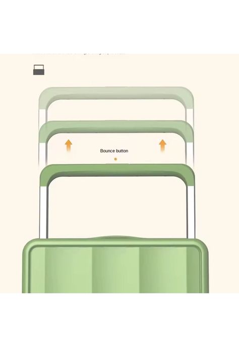Maleta de Viaje Con Cargador 60 cm Verde-4