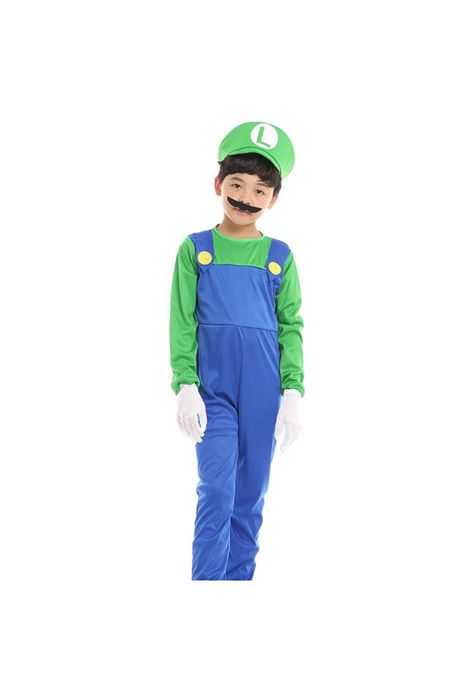 Disfraz de Luigi Para Niños - Mario Bros-0