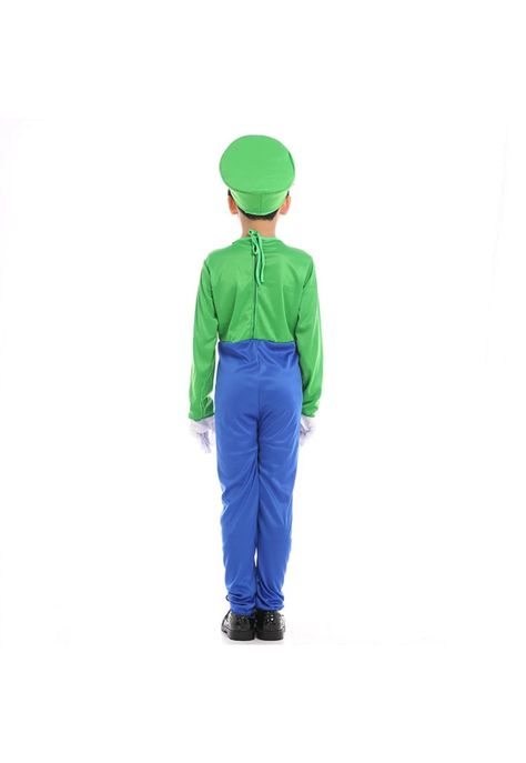Disfraz de Luigi Para Niños - Mario Bros-2