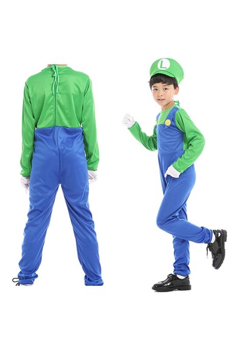 Disfraz de Luigi Para Niños - Mario Bros-4