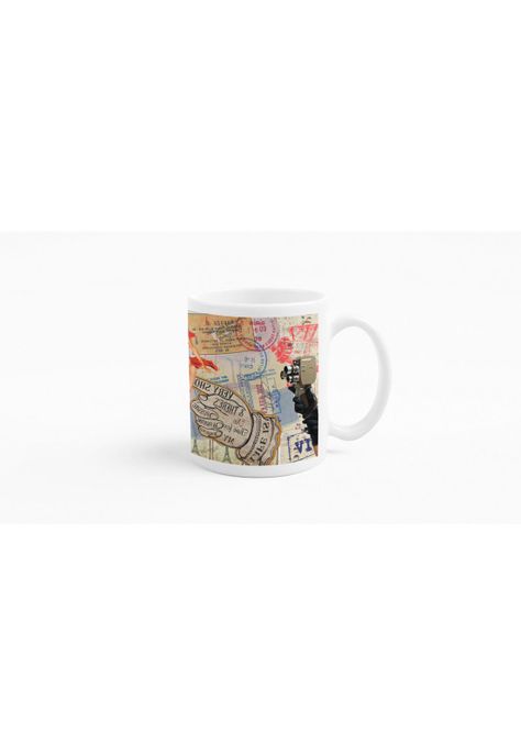 Tazones tazas blancas Carta Postal Vintage-2