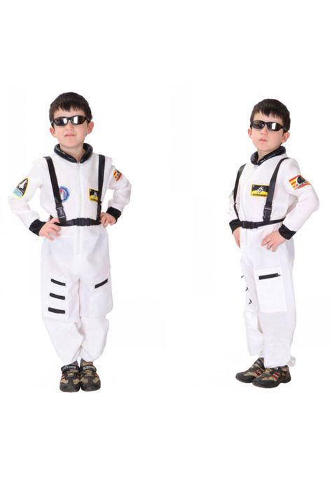 Disfraz Astronauta Cosplay Juego Rol Traje Espacial Niños-2