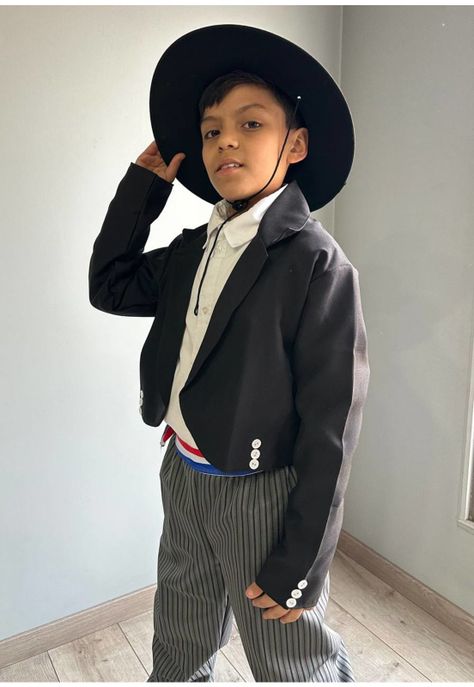 Traje Tipico Vestimenta Huaso Niño Fiestas Patrias Chile-6