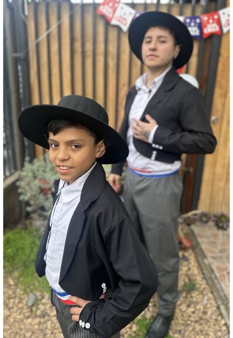 Traje Tipico Vestimenta Huaso Niño Fiestas Patrias Chile-7
