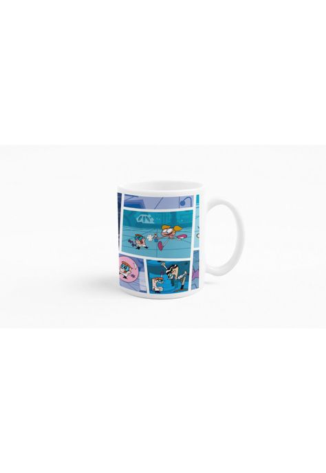 Tazones tazas blancas Cartoon Network Laboratorio de Dexter-2