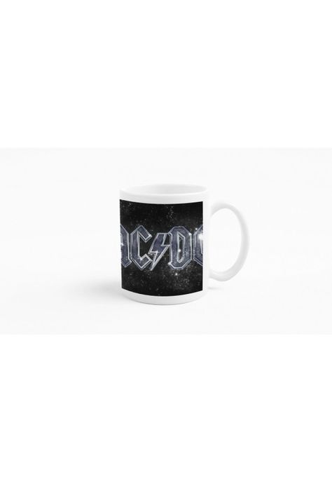 Tazones tazas blancas AC DC Bandas de Rock-2