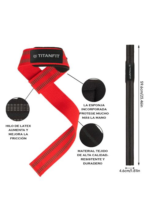 Straps Hoplon Rojo TitanFit-1