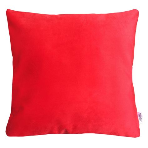 FUNDA COJIN DECORATIVO DISEÑO SUAVE ROJO 45X45-0