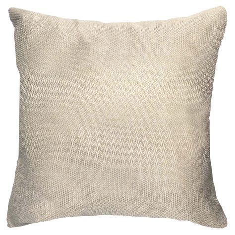 Cojín Decorativo EcoCuero Gris y Beige 60x60 Relleno-1
