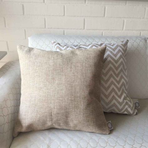 PACK 4 COJINES DECORATIVOS ECOCUERO ZIGZAG CREMA 50X50-6