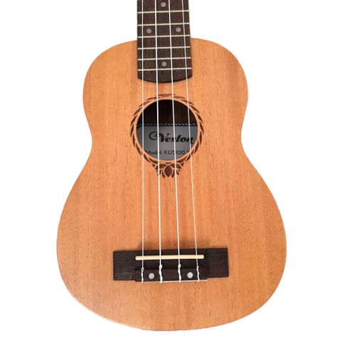 UKELELE SOPRANO CAOBA NATURAL CON FUNDA ACOLCHADA-2