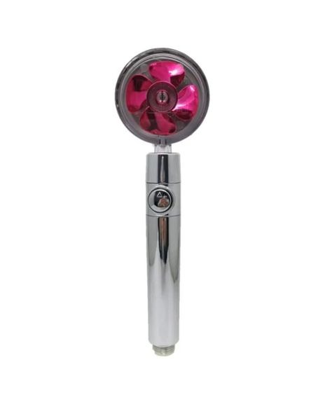 Cabezal Ducha Spa Alta Precion Con Ventilador Turbina Espiral-0