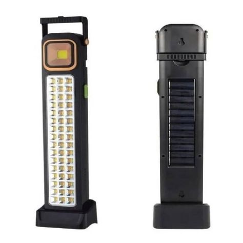 Lampara Solar Y Foco Luz De Emergencia Recargable De 48 Led-2