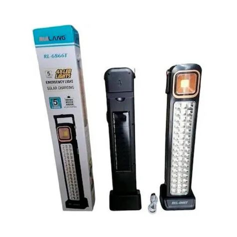 Lampara Solar Y Foco Luz De Emergencia Recargable De 48 Led-1
