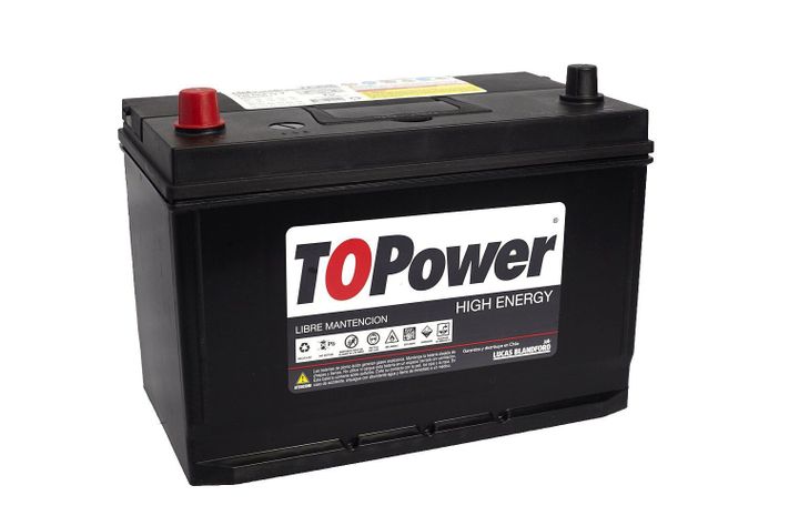 Bateria Topower 90 Amp Borne Estandar Izquierda 735 Cca-0
