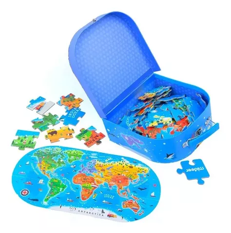 Maleta Puzzle Nuestro Mundo - Mideer - Rompecabezas-0