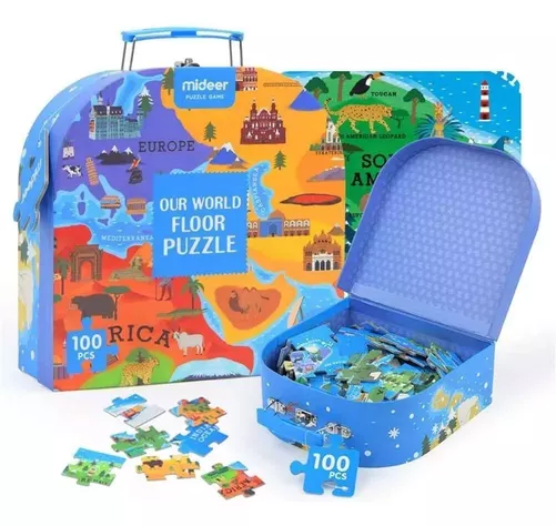 Maleta Puzzle Nuestro Mundo - Mideer - Rompecabezas-1