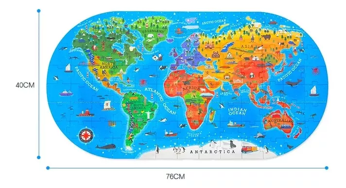Maleta Puzzle Nuestro Mundo - Mideer - Rompecabezas-3