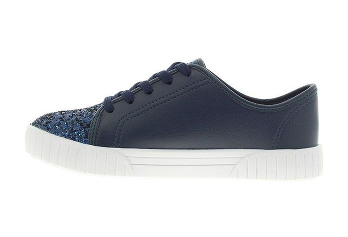 Zapatilla Molekinha Azul Glitter 2544.102.10658.40915-2