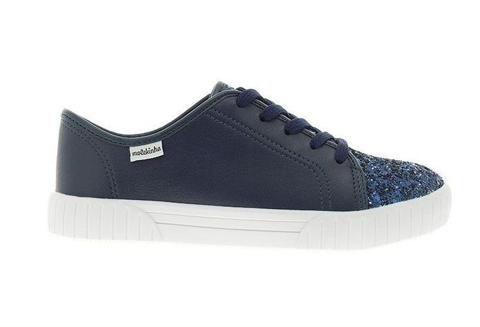 Zapatilla Molekinha Azul Glitter 2544.102.10658.40915-4