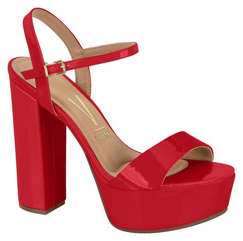 Sandalia Fiesta Plataforma Vizzano Rojo-0