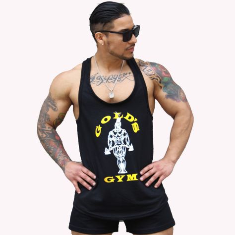 Polera Musculosa Tirante Gold Gym-0