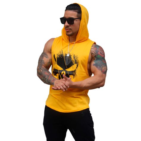 Polera Musculosa Con Capucha The Punisher-2