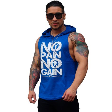 Polera Musculosa Con Capucha Nopain Nogain-0