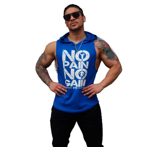 Polera Musculosa Con Capucha Nopain Nogain-2