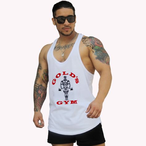 Polera Musculosa Tirante Gold Gym-0