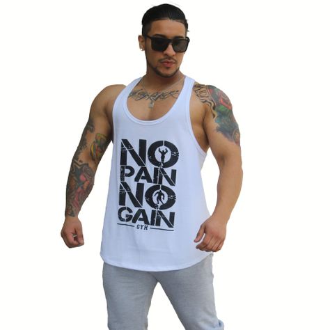 Polera Musculosa Tirante Nopain Nogain-0
