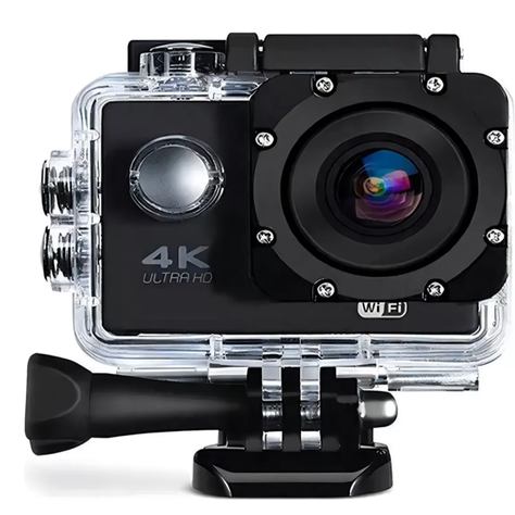 Cámara Deportiva 4k Wi-fi Sumergible 30mts Ultra Hd-1