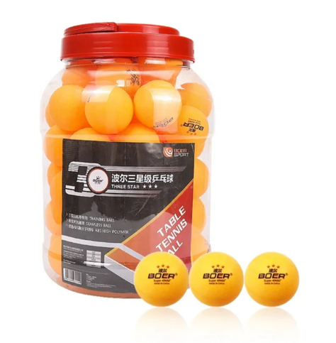 Set Pelotas de Ping Pong 3 Estrellas Tarro de 58 unidades -1