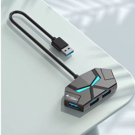 Hub De Red 4 Puertos Usb 3.0 Alta Velocidad 5gbps. -1