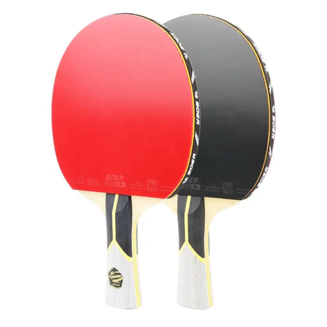 Paleta Profesional de Ping  Pong 7 star estuche impermeable -4