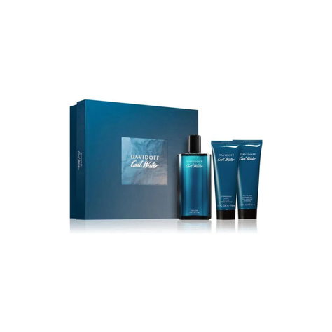 Davidoff Cool Water Edt 125Ml + SG 75Ml + AS 75Ml Set 3Pcs-1