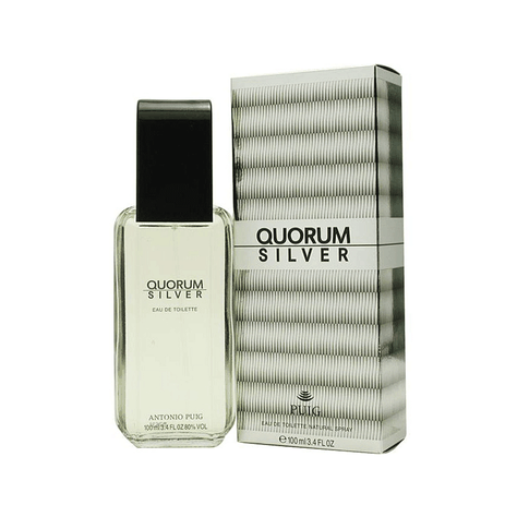 Perfume Quorum Silver Edt 100ml Puig Hombre-0