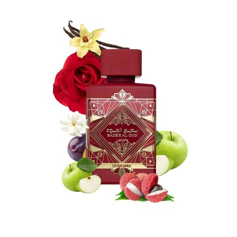 Lattafa Badee Al Oud Sublime EDP 100ml + Deo Spray 200ml Set-3