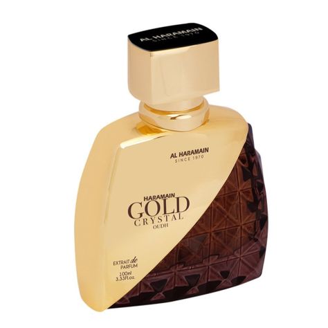 Perfume Al Haramain Gold Crystal Oudh Extrait DParfum 100 Ml-1