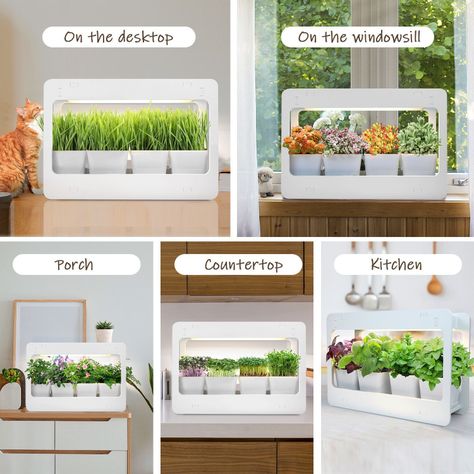 Huerto interior con luz LED Minigarden-6