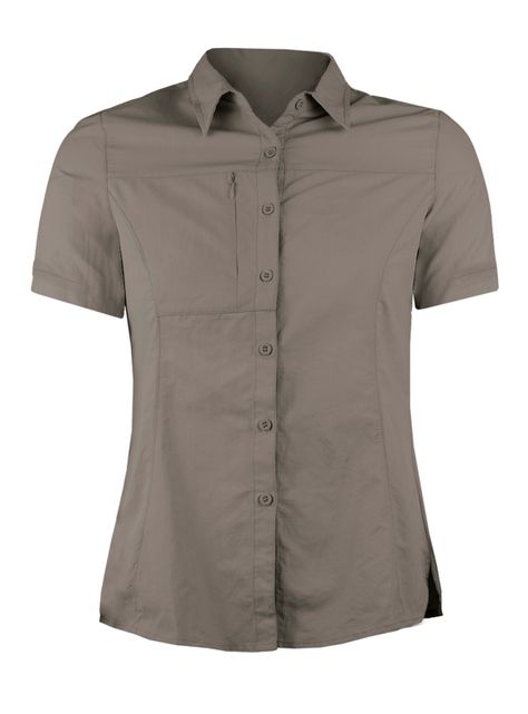 Blusa Trekking Ripstop Manga Corta UPF50 Fénec Mujer-0