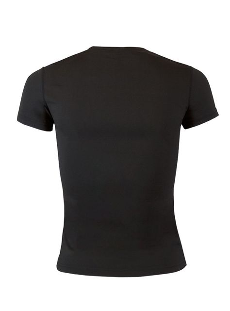 Polera Dry Fit Manga Corta Ajustada Cuello V Mujer-1