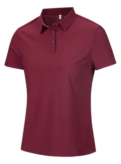 Polera Ultra Dryfit con Cuello Manga Corta NT Mujer -1